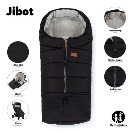 PETITE&MARS - Saco de dormir para bebés 3en1 JIBOT gris