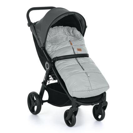 PETITE&MARS - Saco infantil 3 en 1 JIBOT gris claro