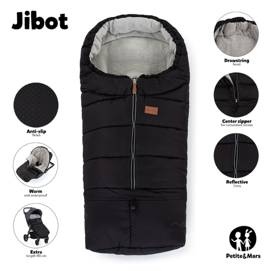 PETITE&MARS - Saco para bebé 3en1 JIBOT azul