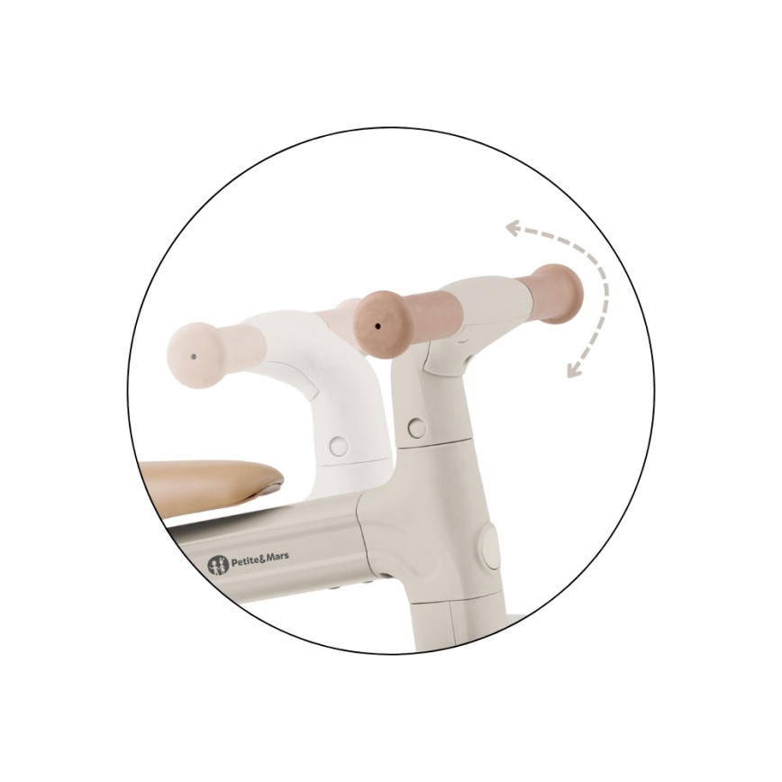 PETITE&MARS - Triciclo infantil 3 en 1 BINGO Blanco marfil