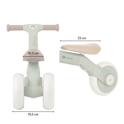 PETITE&MARS - Triciclo infantil 3 en 1 BINGO Blanco marfil