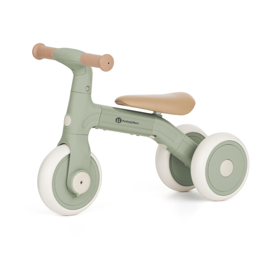 PETITE&MARS - Triciclo infantil 3 en 1 BINGO Verde salvia