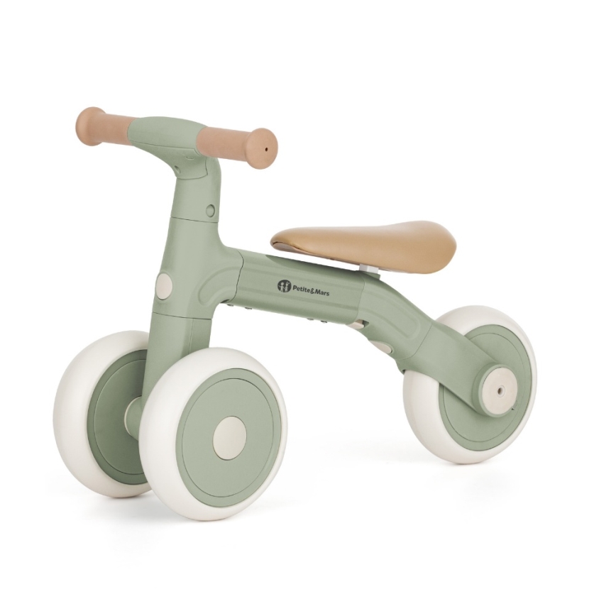 PETITE&MARS - Triciclo infantil 3 en 1 BINGO Verde salvia