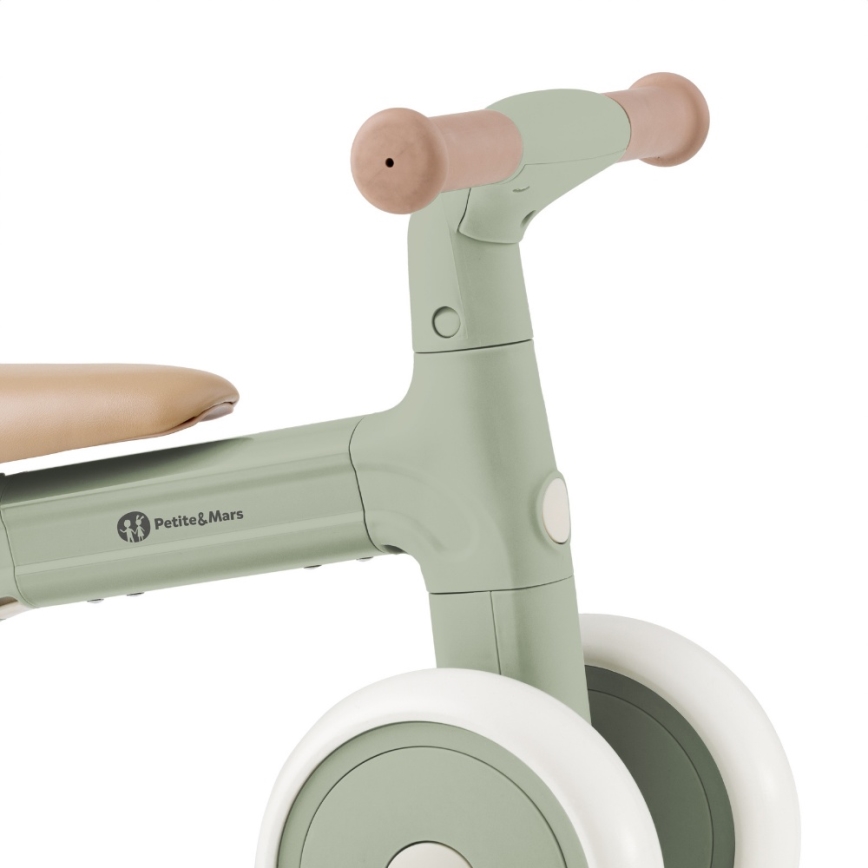PETITE&MARS - Triciclo infantil 3 en 1 BINGO Verde salvia