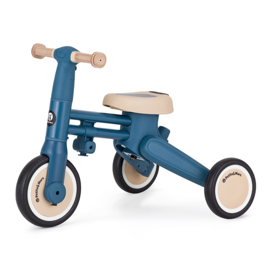 PETITE&MARS - Triciclo infantil 4 en 1 DRIFT Azul Océano