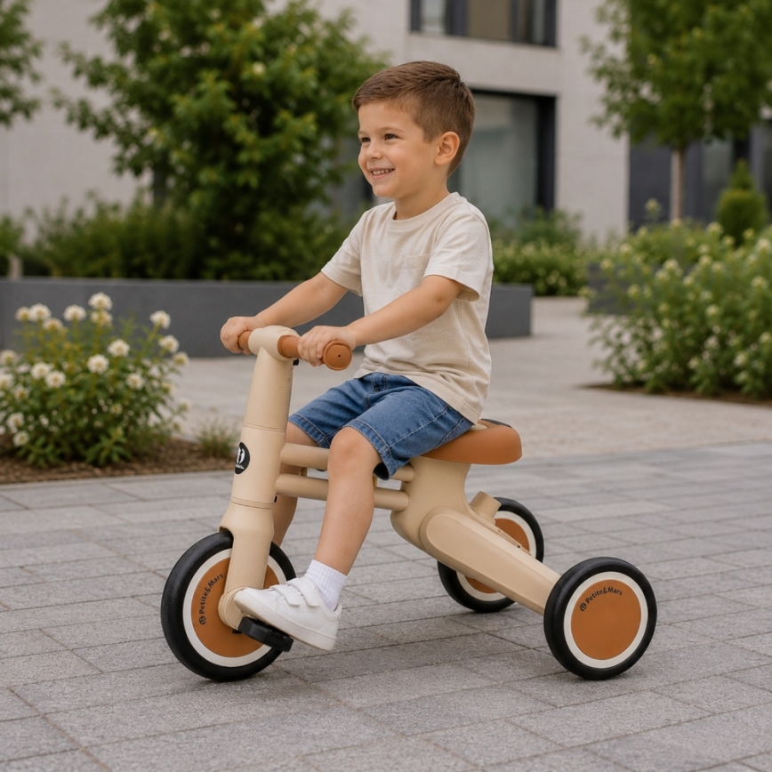 PETITE&MARS - Triciclo infantil 4 en 1 DRIFT Desert Sand