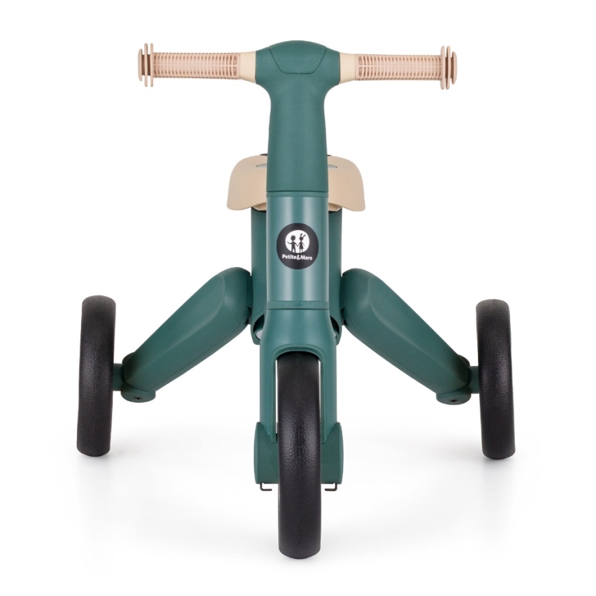 PETITE&MARS - Triciclo infantil 4 en 1 DRIFT Verde Misty