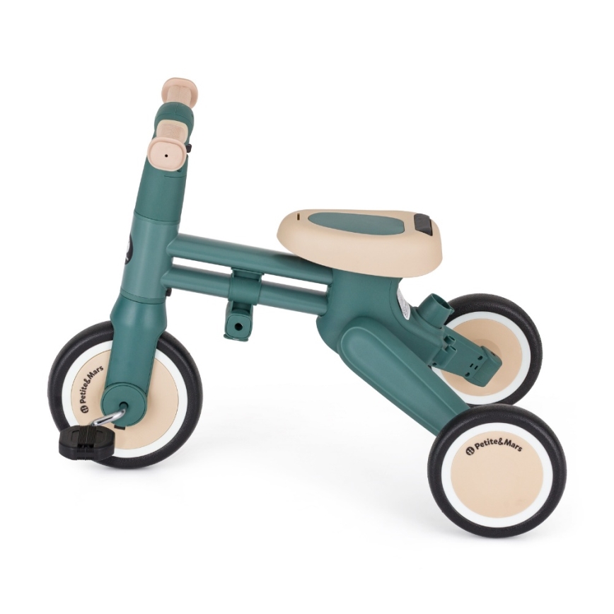 PETITE&MARS - Triciclo infantil 4 en 1 DRIFT Verde Misty