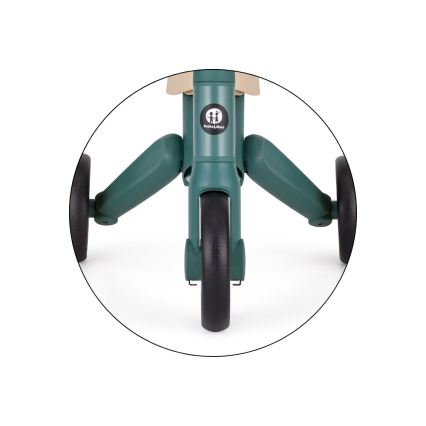 PETITE&MARS - Triciclo infantil 4 en 1 DRIFT Verde Misty