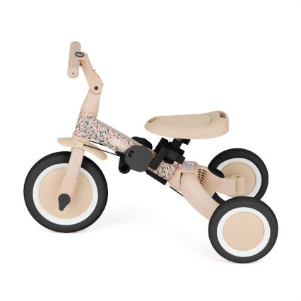 PETITE&MARS - Triciclo infantil 5 en 1 TURBO LIMITED Pink Meadow