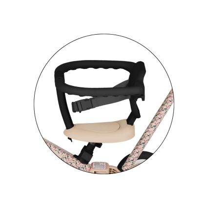 PETITE&MARS - Triciclo infantil 5 en 1 TURBO LIMITED Pink Meadow
