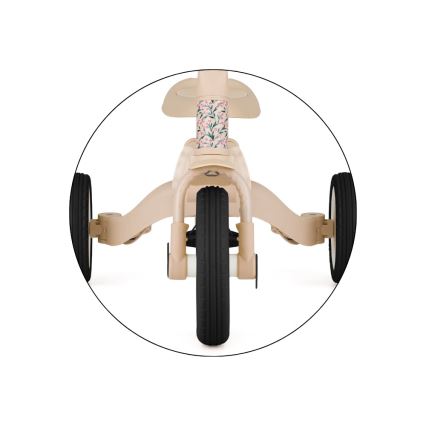 PETITE&MARS - Triciclo infantil 5 en 1 TURBO LIMITED Pink Meadow