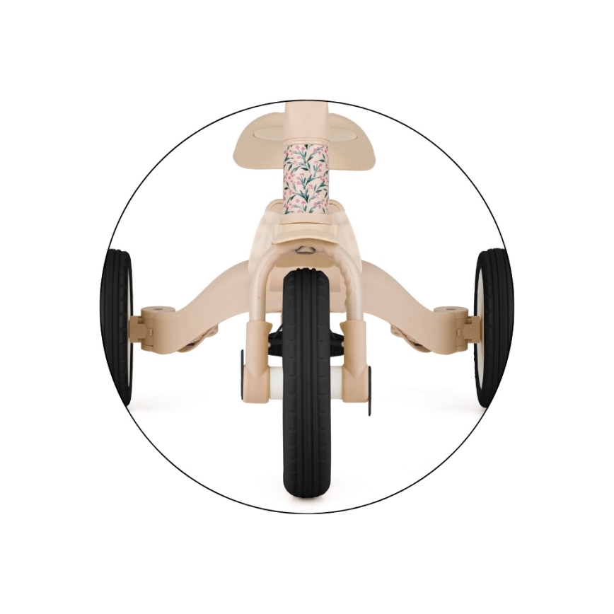 PETITE&MARS - Triciclo infantil 5 en 1 TURBO LIMITED Pink Meadow