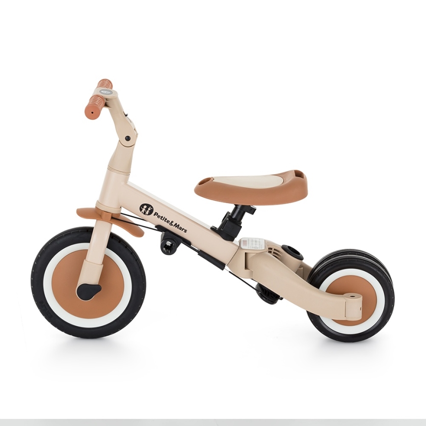 PETITE&MARS - Triciclo infantil 5 en 1 TURBO PLUS Arena del desierto