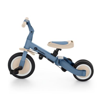 PETITE&MARS - Triciclo infantil 5 en 1 TURBO PLUS Azul Océano