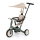 PETITE&MARS - Triciclo infantil 5 en 1 TURBO PLUS Misty Green