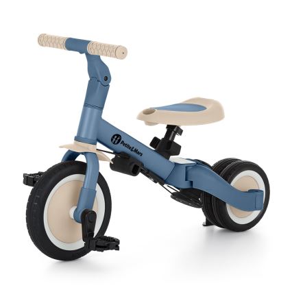 PETITE&MARS - Triciclo infantil 5 en 1 TURBO PLUS Ocean Blue