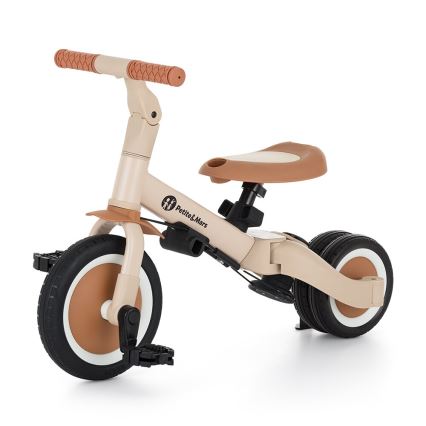 PETITE&MARS - Triciclo infantil 5en1 TURBO Desert Sand