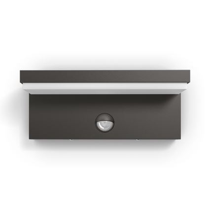 Philips 16484/93/P0 - Aplique LED exterior con sensor BUSTAN 2xLED/4,5W