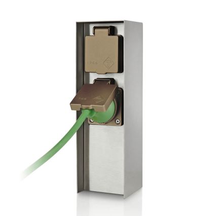 Philips - Columna de enchufes de exterior 230V IP44