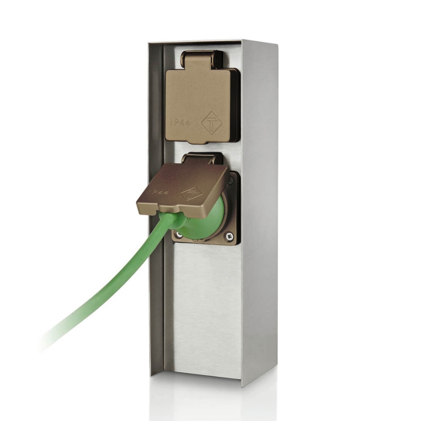 Philips - Columna de enchufes de exterior 230V IP44