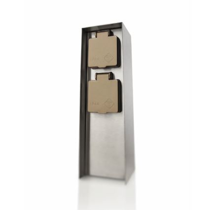 Philips - Columna de enchufes de exterior 230V IP44