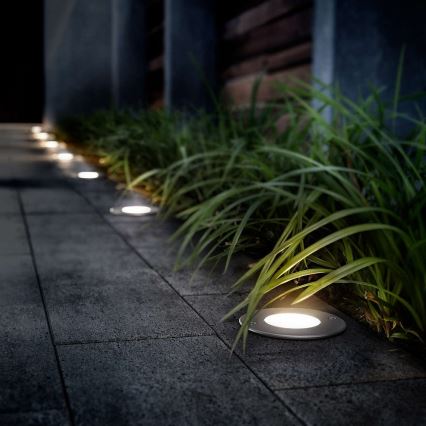 Philips - Luminaria LED empotrable de exterior, apta para paso de vehículos LED/3W/230V