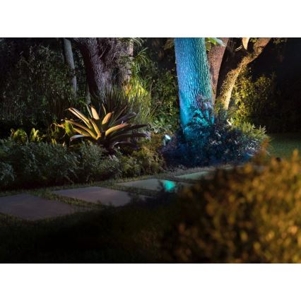 Philips - Lámpara exterior regulable LED RGB Hue LILY LED/15W/230V IP65