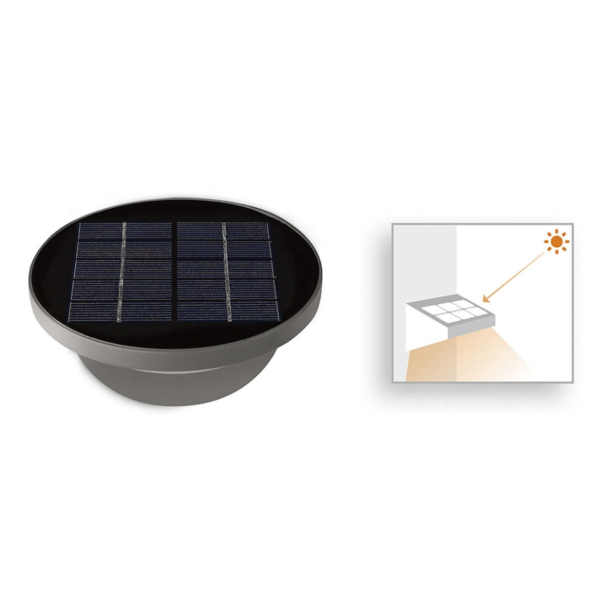 Philips 17807/87/16 - Iluminación LED solar exterior MYGARDEN DUSK LED/1W/3,7V IP44