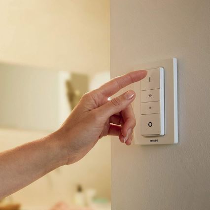Philips - Lámpara LED regulable Hue WELLNESS 1xE27/8,5W/230V + mando a distancia