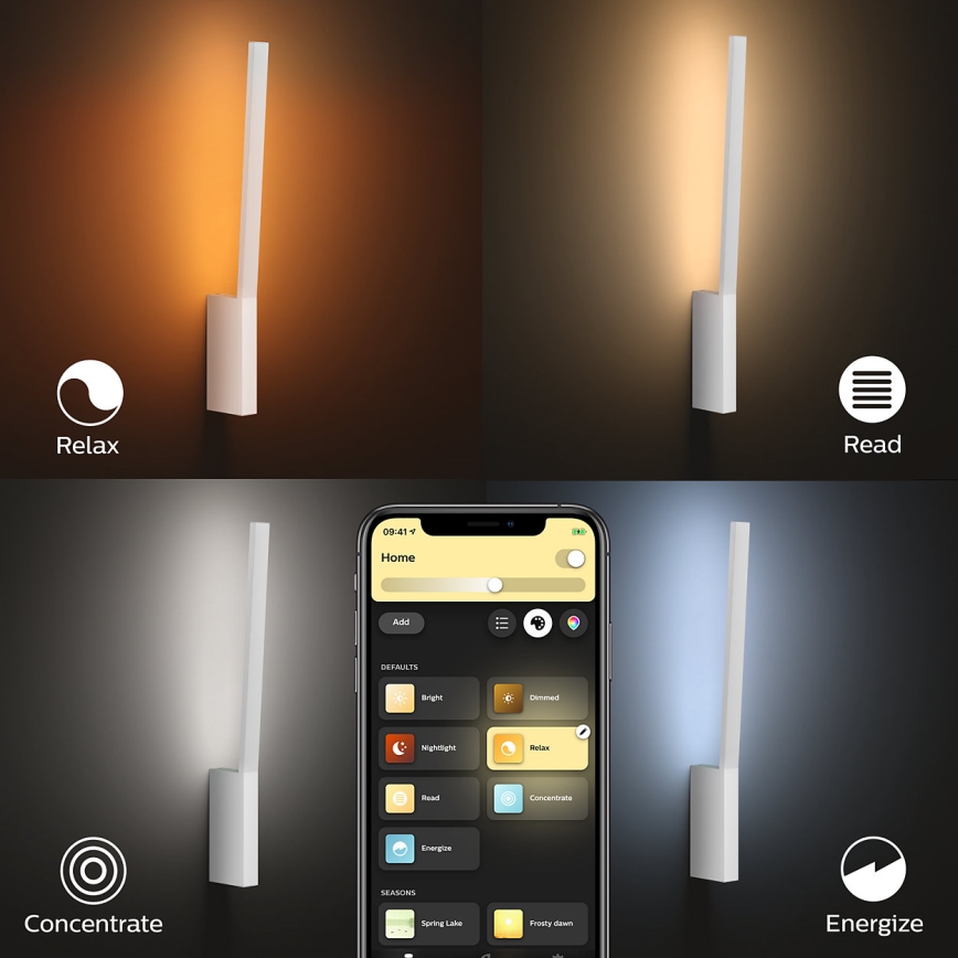 Philips 40902/31/P9 - LED Aplique HUE LIANE 1xLED/12W/230V