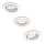 Philips 50393/31/PN - Juego de 3 focos empotrables DONEGAL 1xGU10/5,5W/230V