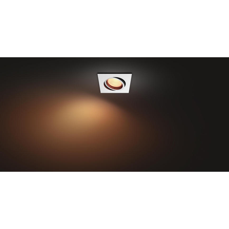 Philips 50551/31/P7 - LED RGB Lámpara empotrable HUE CENTURA 1xGU10/5,7W/230/24V
