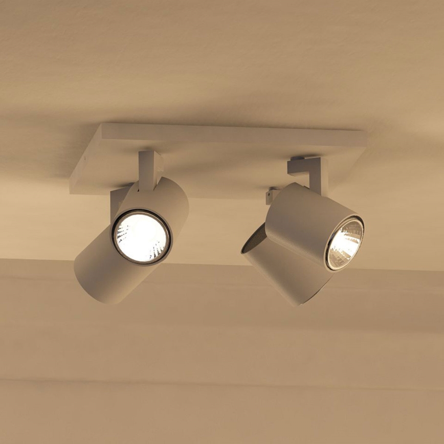 Philips - Lámpara de techo con 4 focos GU10/20W/230V