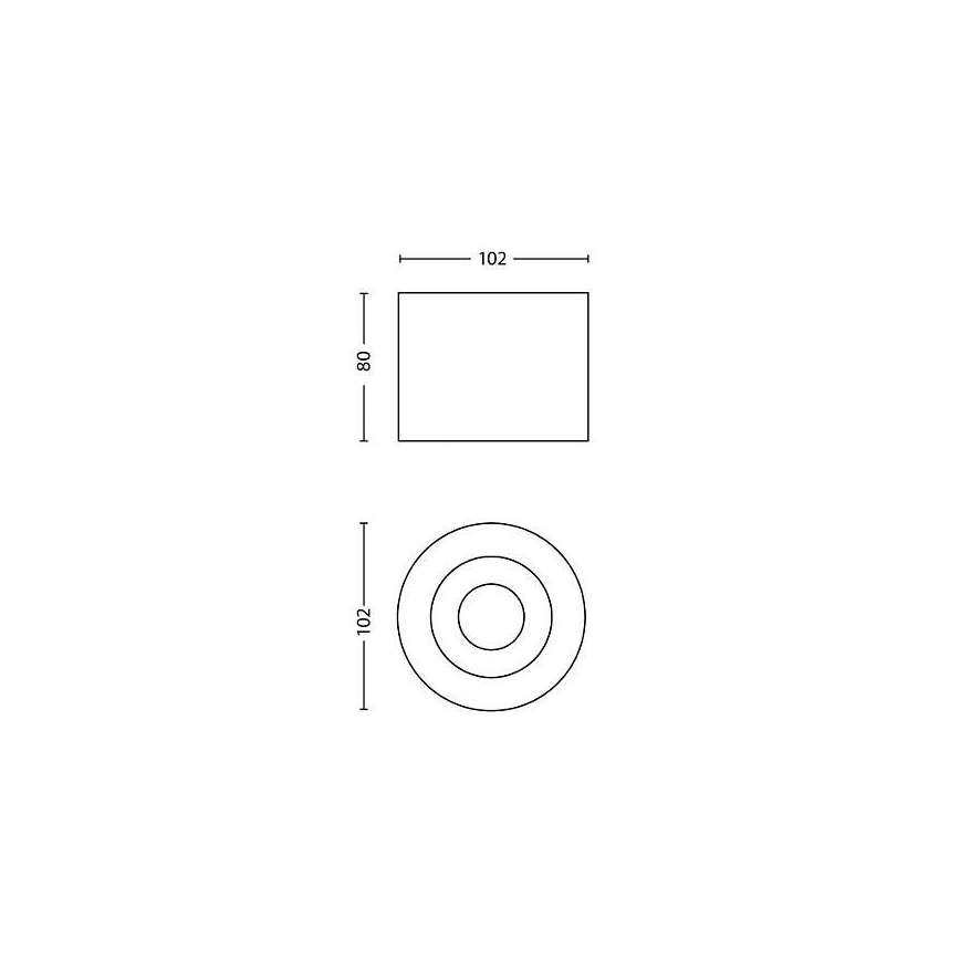 Philips - Foco LED empotrable regulable LED/4,5W/230V