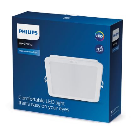 Philips - Luminaria empotrada LED/17W/230V 3000K
