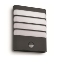 Philips - Aplique LED de pared para exterior con sensor, 3W, 230V, IP44