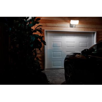 Philips - LED Luz solar de pared con sensor de movimiento y crepuscular TYLUS LED/6W/3,7V 2600 mAh 5000K IP44