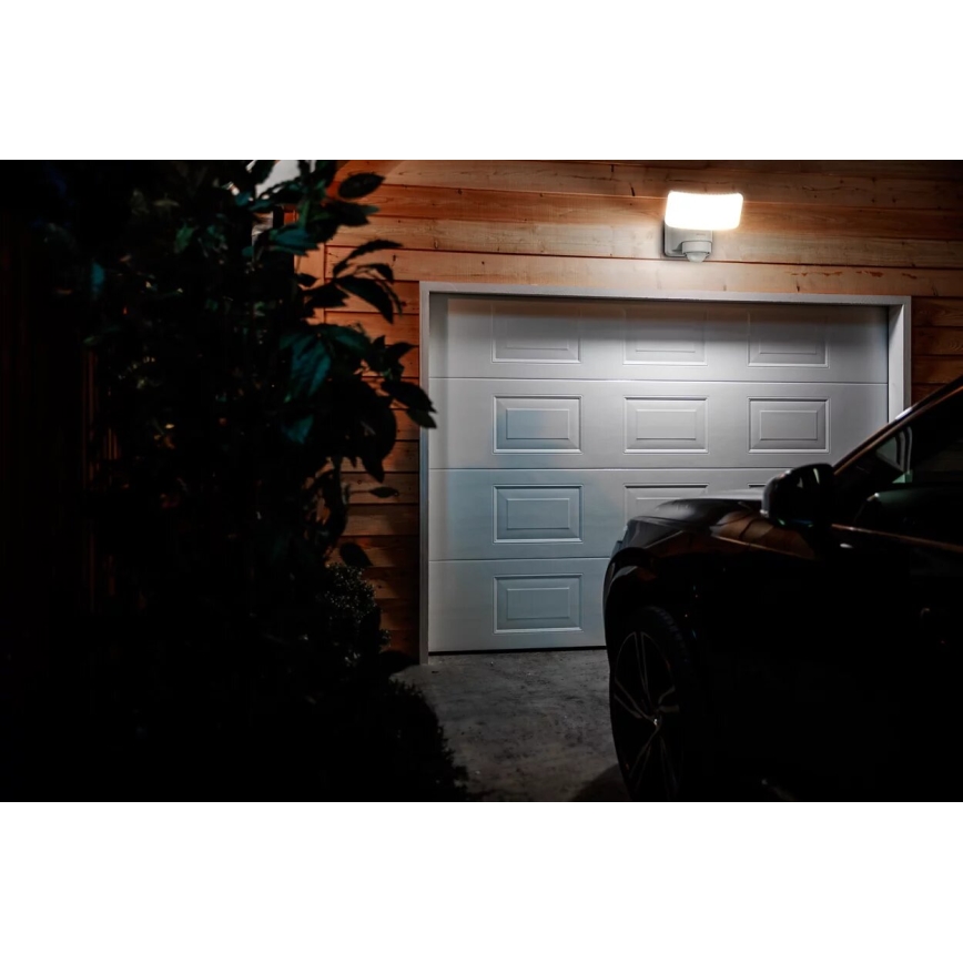 Philips - LED Luz solar de pared con sensor de movimiento y crepuscular TYLUS LED/6W/3,7V 2600 mAh 5000K IP44