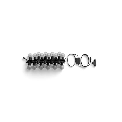 Philips - Guirnalda de exterior regulable y extensible LED RGBW Hue FESTAVIA, 20 LEDs, 14 m, IP65