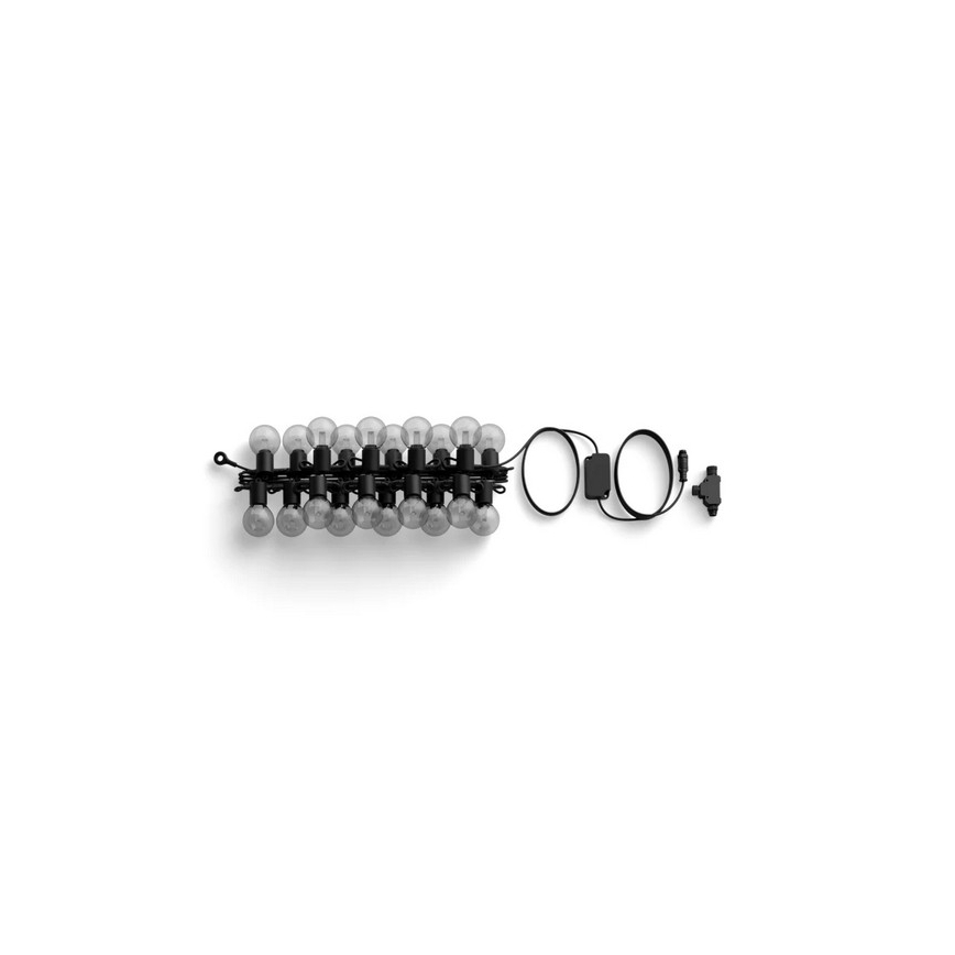Philips - Guirnalda de exterior regulable y extensible LED RGBW Hue FESTAVIA, 20 LEDs, 14 m, IP65