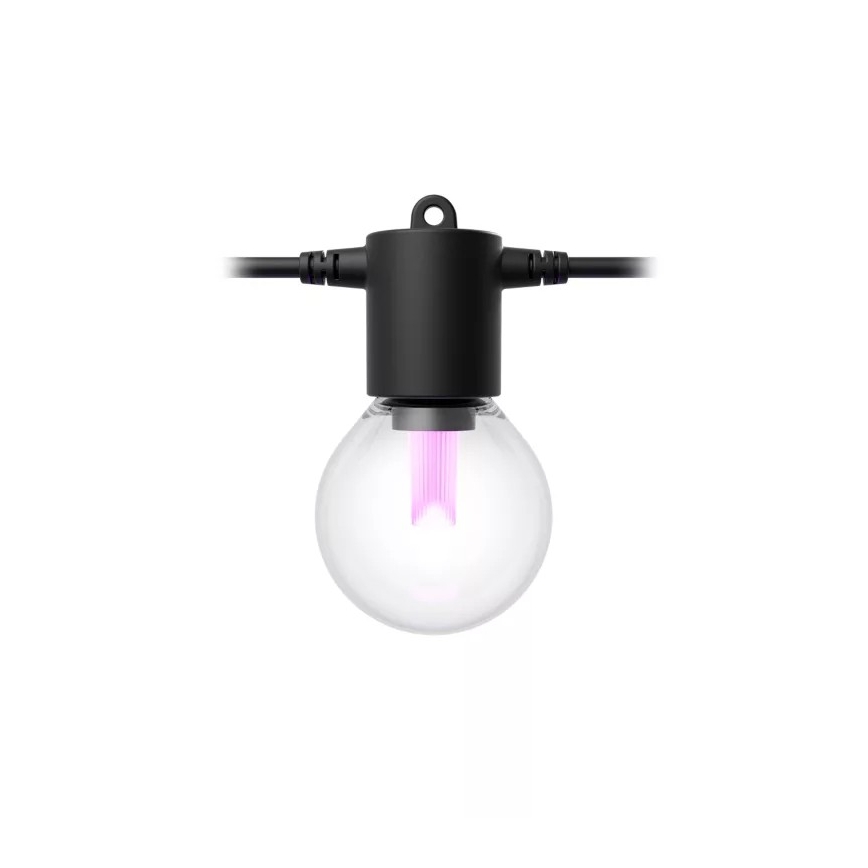 Philips - Guirnalda de exterior regulable y extensible LED RGBW Hue FESTAVIA, 20 LEDs, 14 m, IP65
