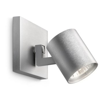 Philips - Foco de techo RUNNER 1xGU10/20W/230V cromo mate