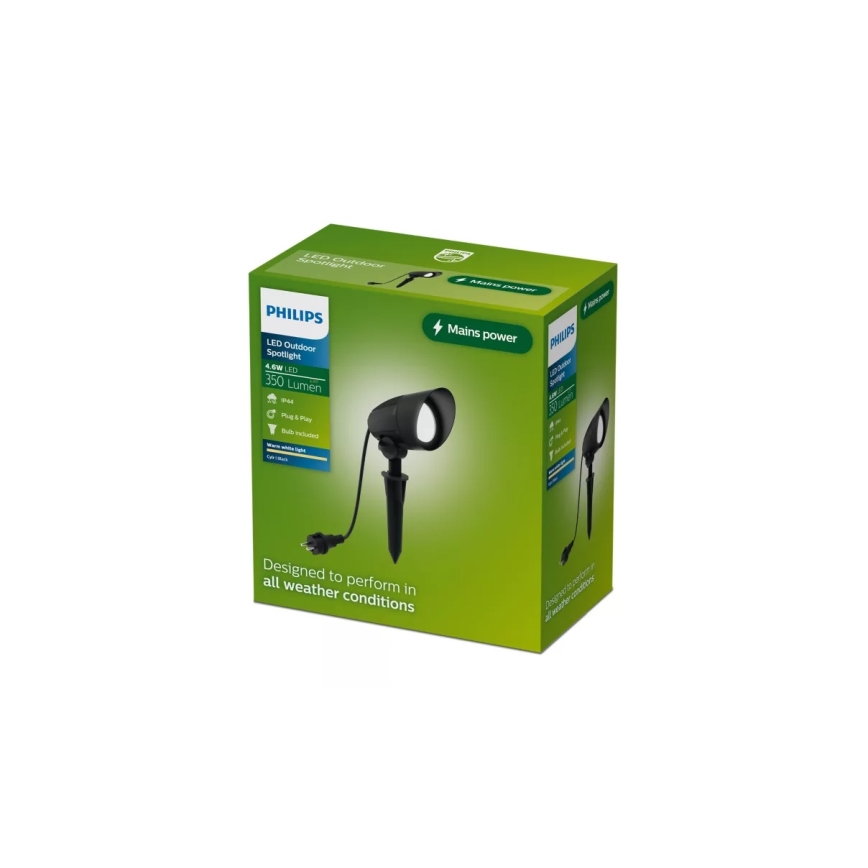Philips - Foco exterior LED CYLR LED/4,6W/230V 2700K IP44