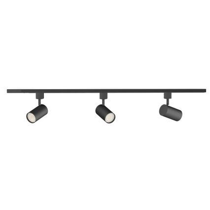 Philips - Foco regulable LED RGBW para sistema de riel EASYLINK HUE 3x GU10/4,7W/230V 2200-6500K 1 m negro + Hue Bridge