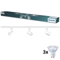 Philips - Foco LED regulable para sistema de riel EASYLINK 3xGU10/7W/230V 2200-2700K 1m blanco