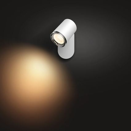 Philips - Lámpara de baño LED regulable Hue ADORE 1xGU10/5W/230V IP44 + mando a distancia