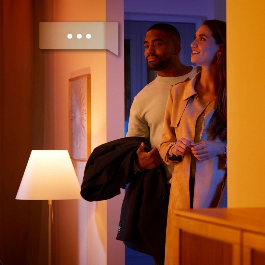 Philips - Lámpara de baño LED regulable Hue ADORE 1xGU10/5W/230V IP44 + mando a distancia