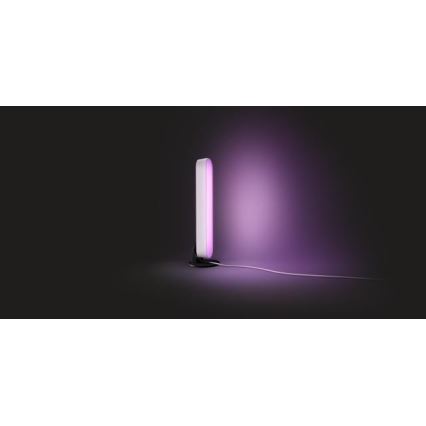 Philips - Lámpara de mesa regulable LED RGB Hue PLAY LED/6W/230V blanca