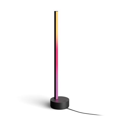Philips - Lámpara de mesa LED RGB regulable Hue SIGNE LED/12W/230V 2000-6500K negra